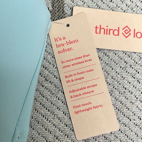 ThirdLove Women's 24/7 classic wireless daydream Light Blue Bra - Picture 5 of 11